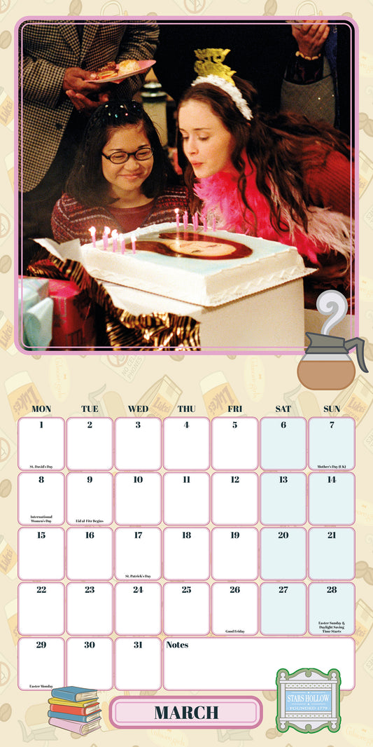 Gilmore Girls 2027 Square Calendar