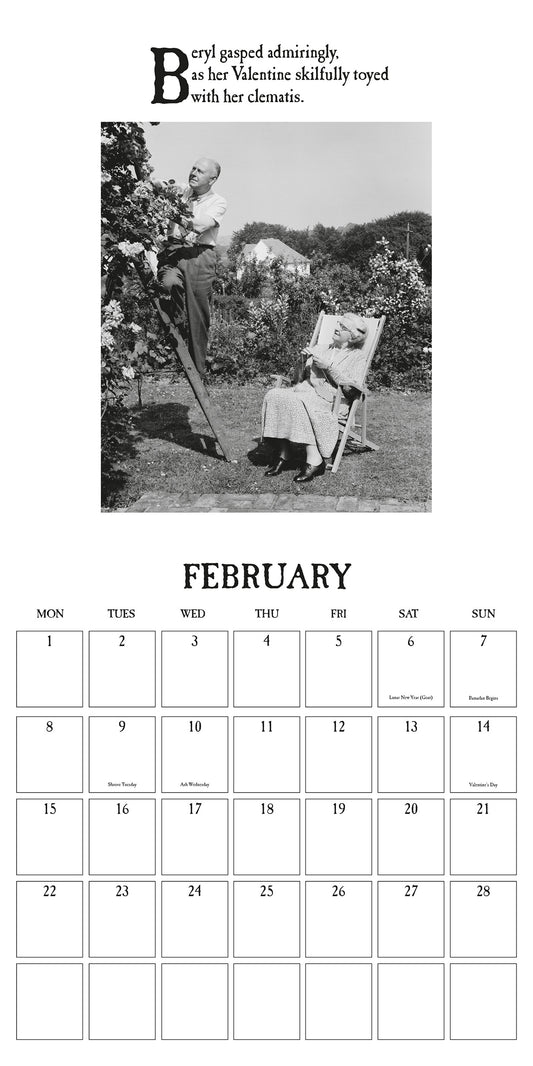 On The Ceiling 2027 Square Calendar