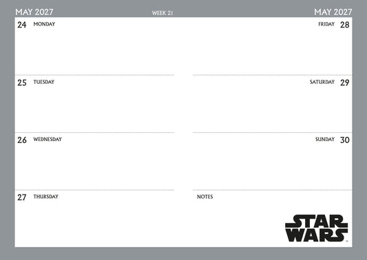 Star Wars 2027 A5 Diary