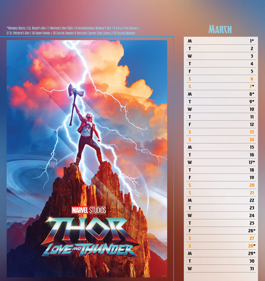 Marvel 2027 Desk Easel Calendar