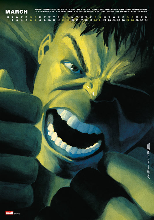 Marvel 2027 A3 Deluxe Calendar