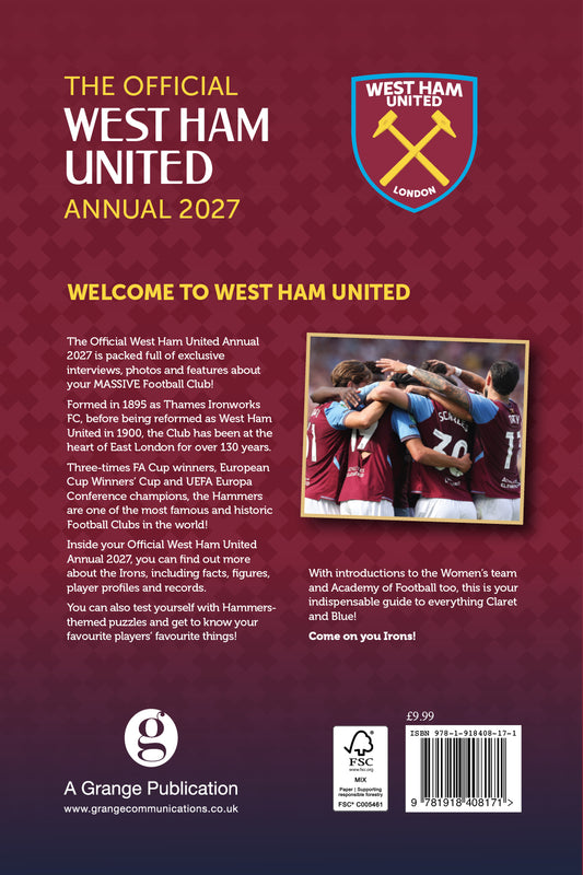 Official West Ham United Annual 2027