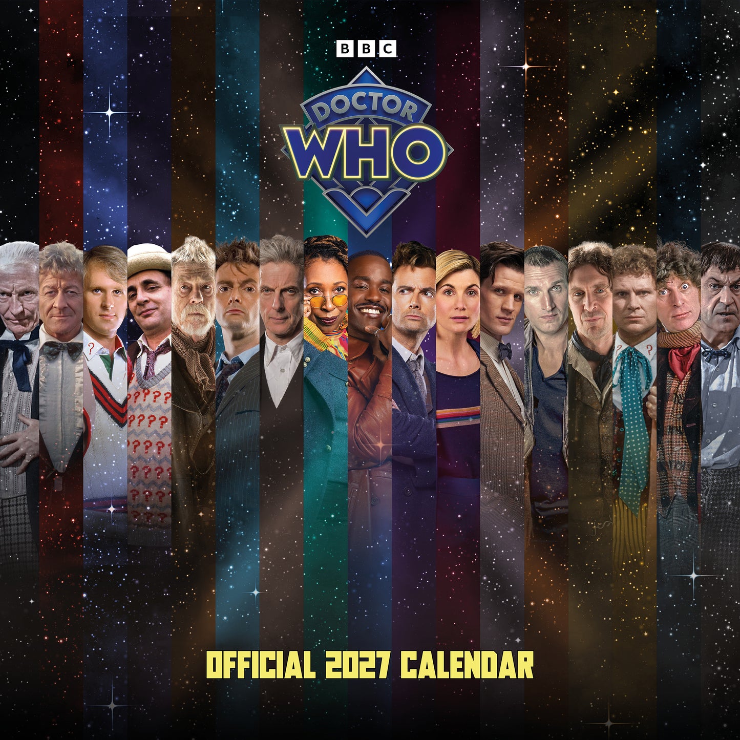 Doctor Who Classic Edition 2027 Square Calendar
