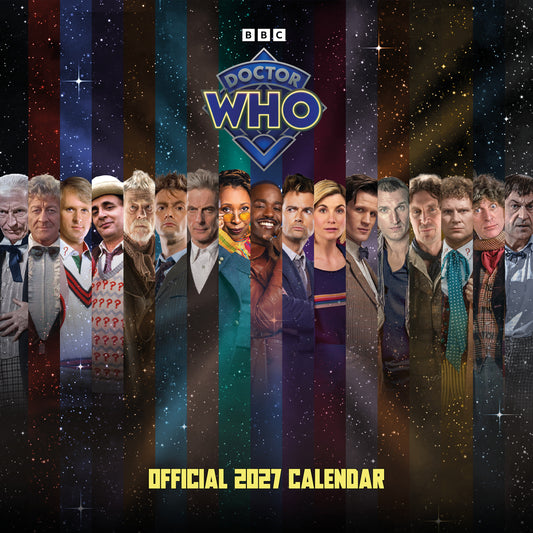Doctor Who Classic Edition 2027 Square Calendar