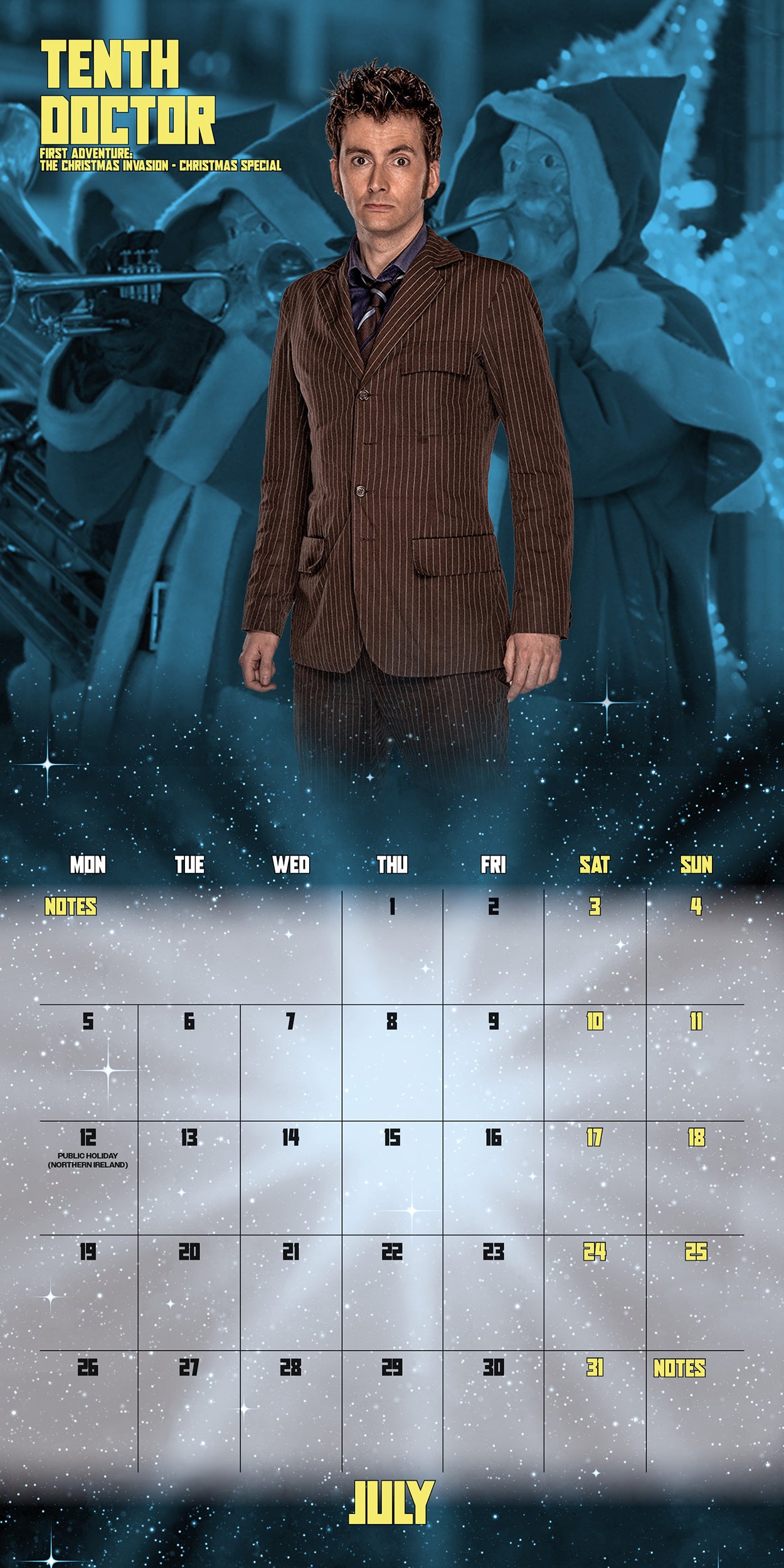 Doctor Who Classic Edition 2027 Square Calendar