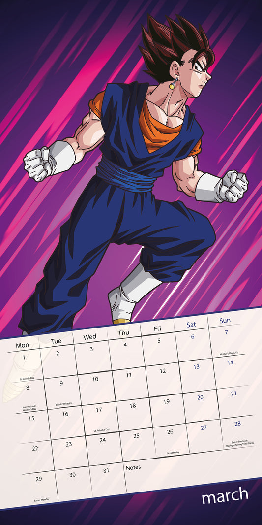Dragonball Z 2027 Square Calendar