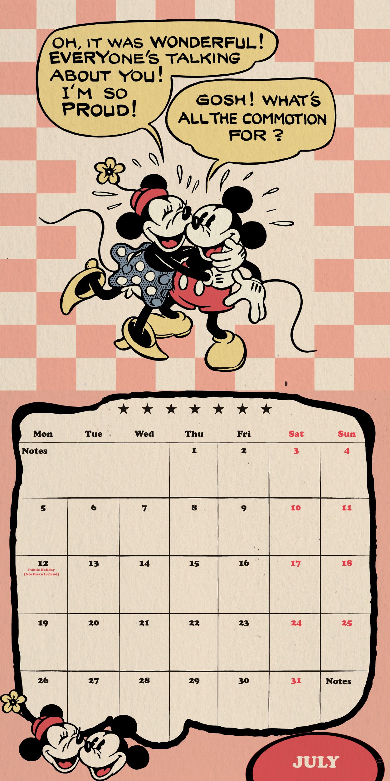 Mickey Classic 2027 Square Calendar