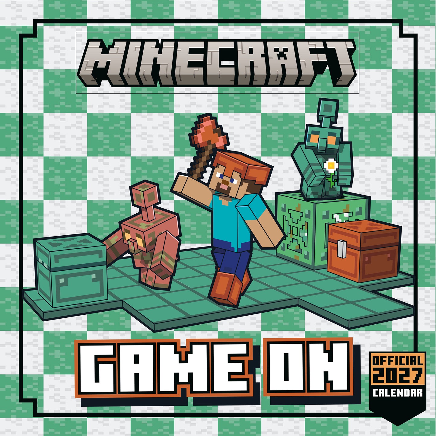 Minecraft 2027 Square Calendar