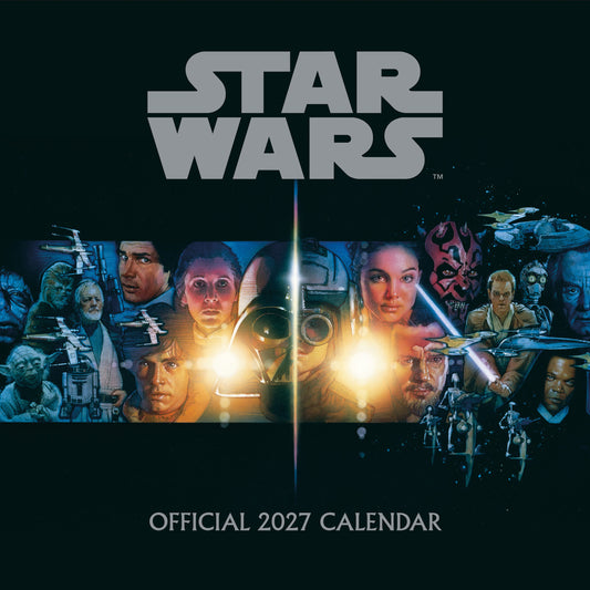 Star Wars Classic 2027 Square Calendar