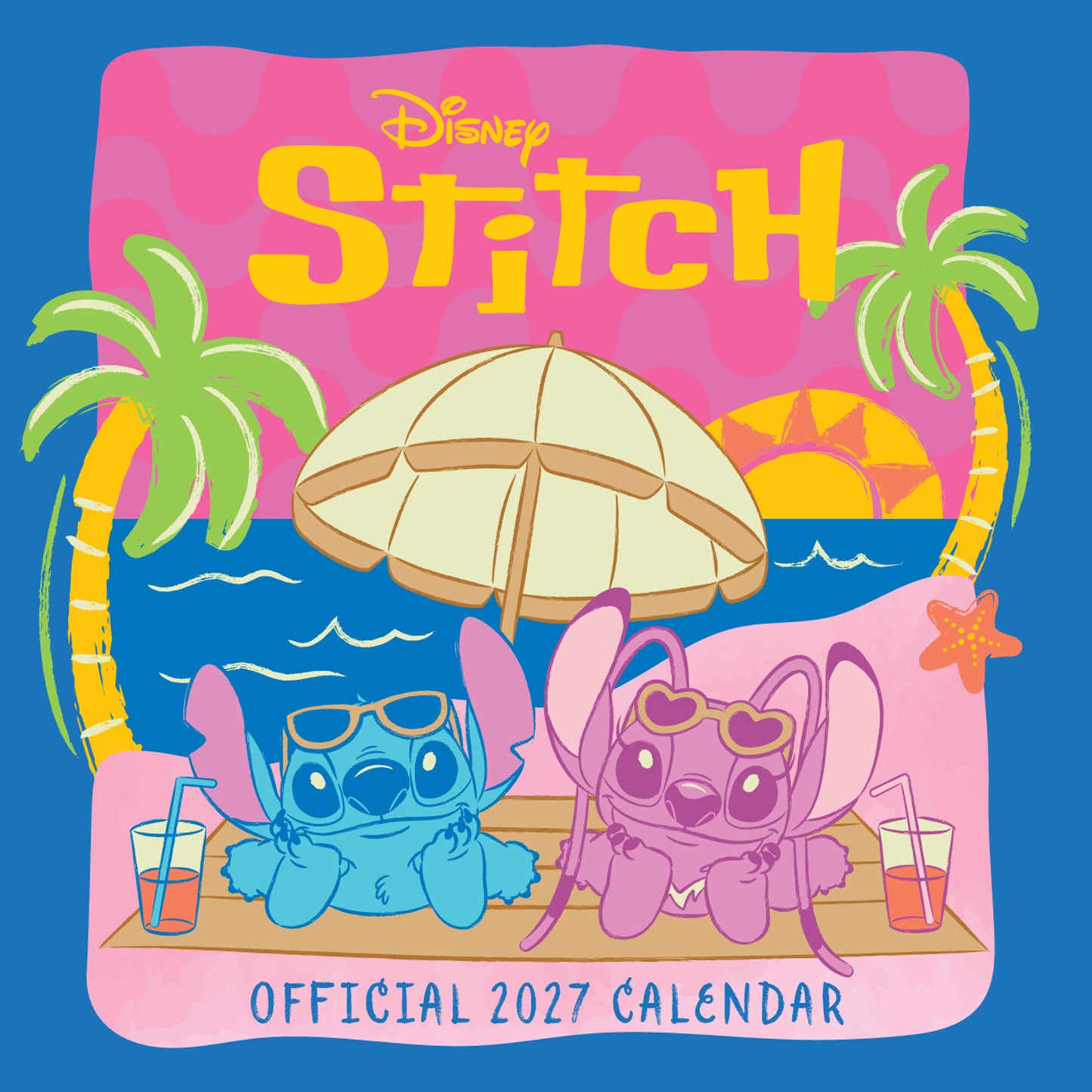 Stitch 2027 Square Calendar - Multi Language