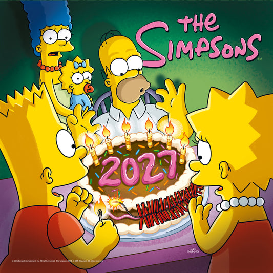 The Simpsons 2027 Square Calendar