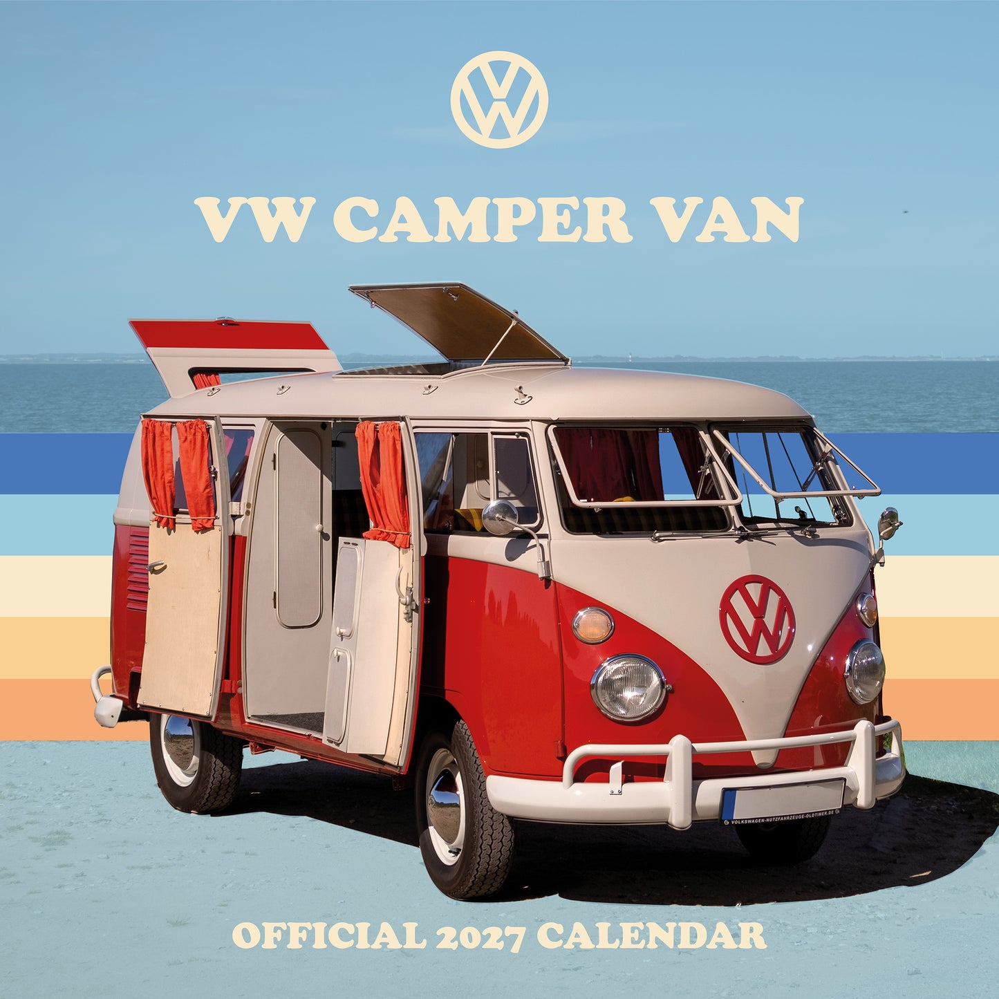 Vw Campervans 2027 Square Calendar