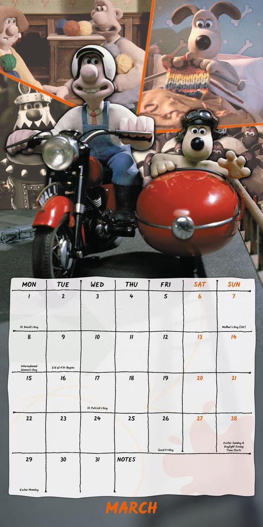 Wallace And Gromit 2027 Square Calendar