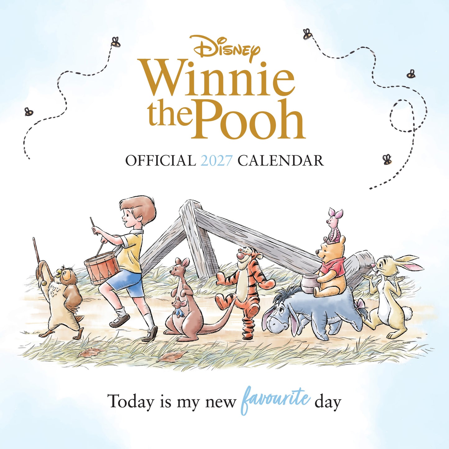Winnie The Pooh 2027 Square Calendar