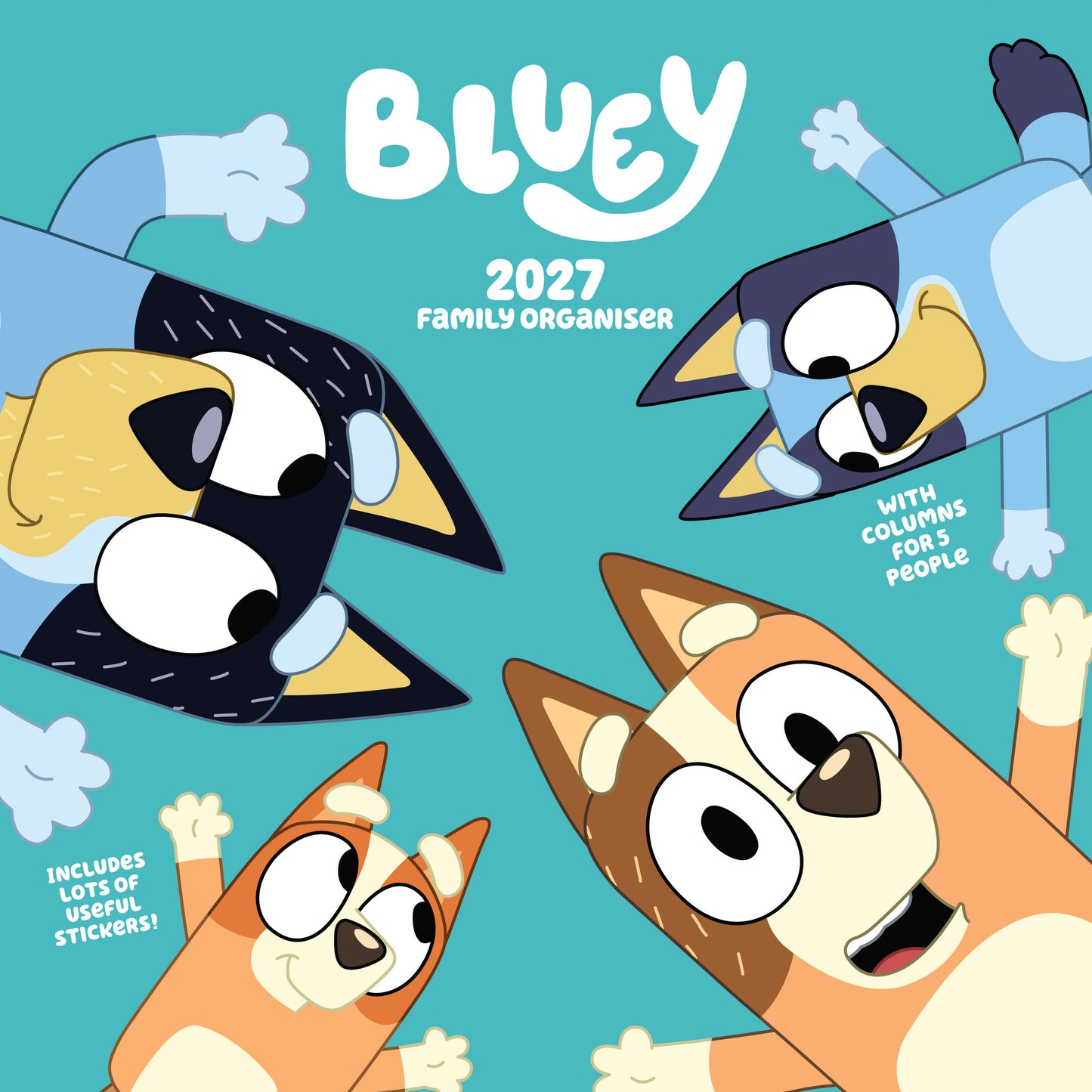 Bluey 2027 Family Organiser Calendar
