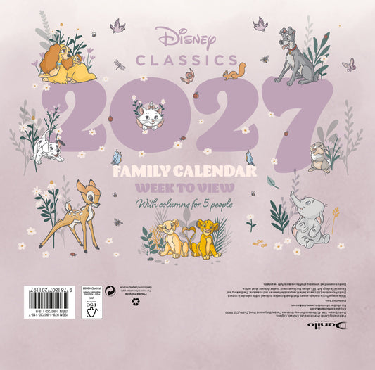 Disney Heritage 2027 A4 Family Organiser