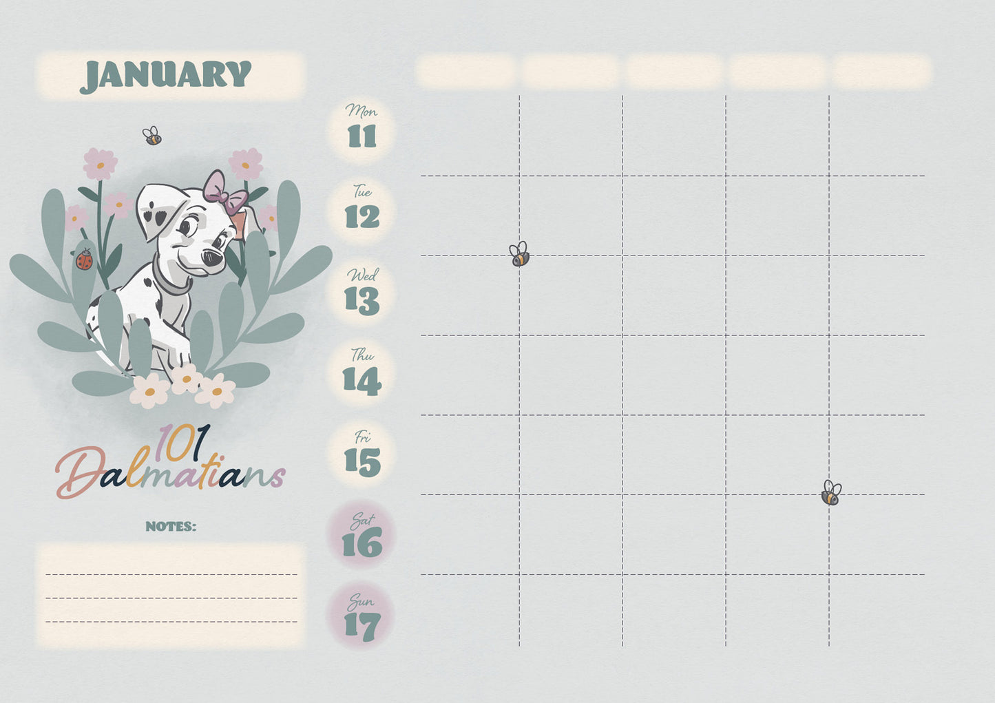 Disney Heritage 2027 A4 Family Organiser