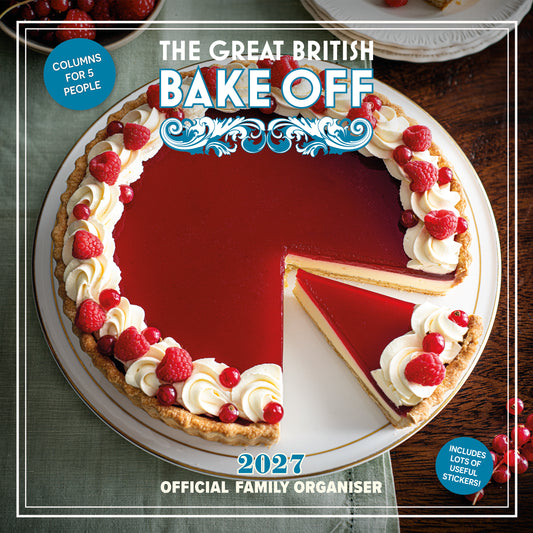 The Great British Bake Off 2027 Family Organiser Calendar (With Stickers)