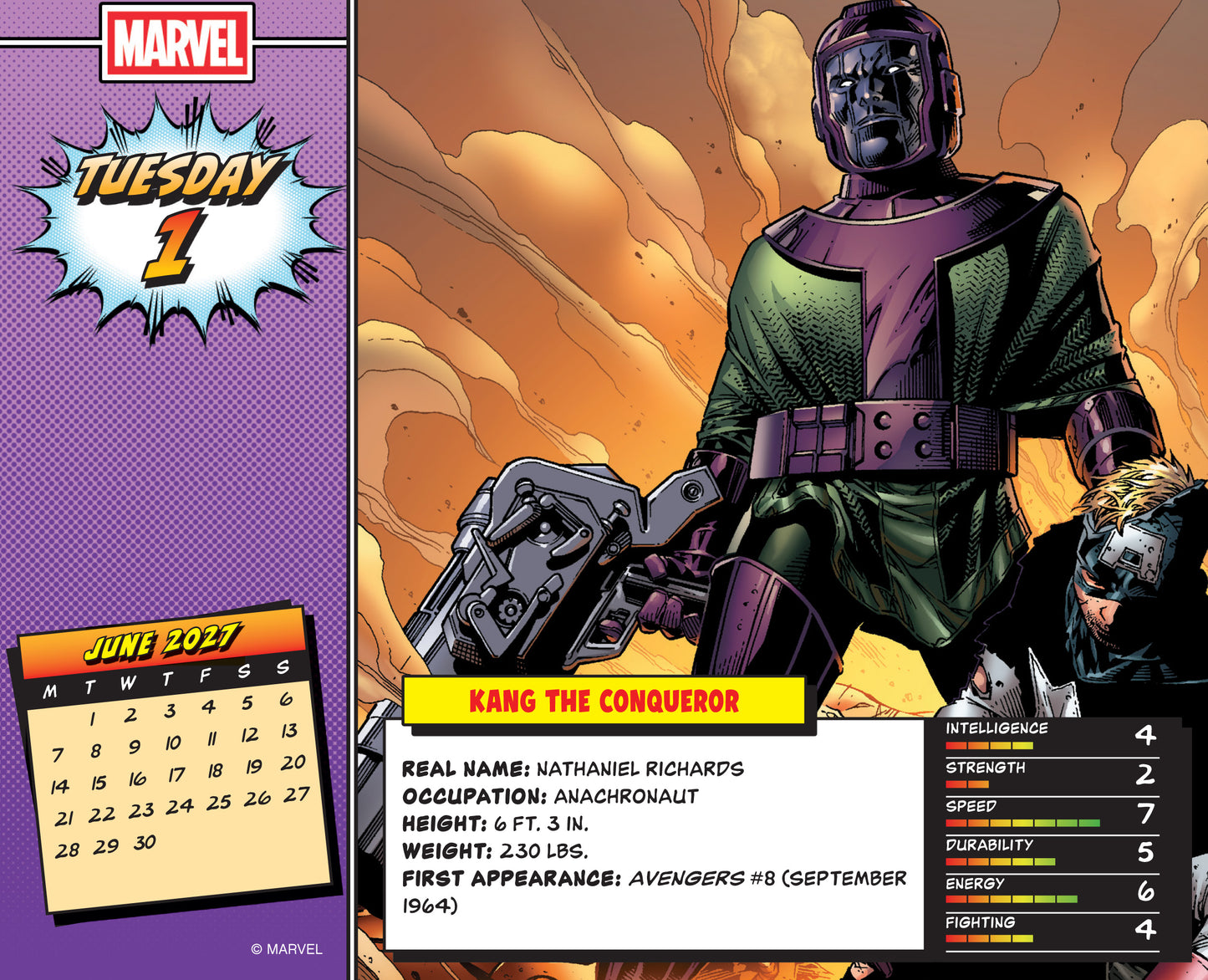 Marvel 2027 Desk Block Calendar