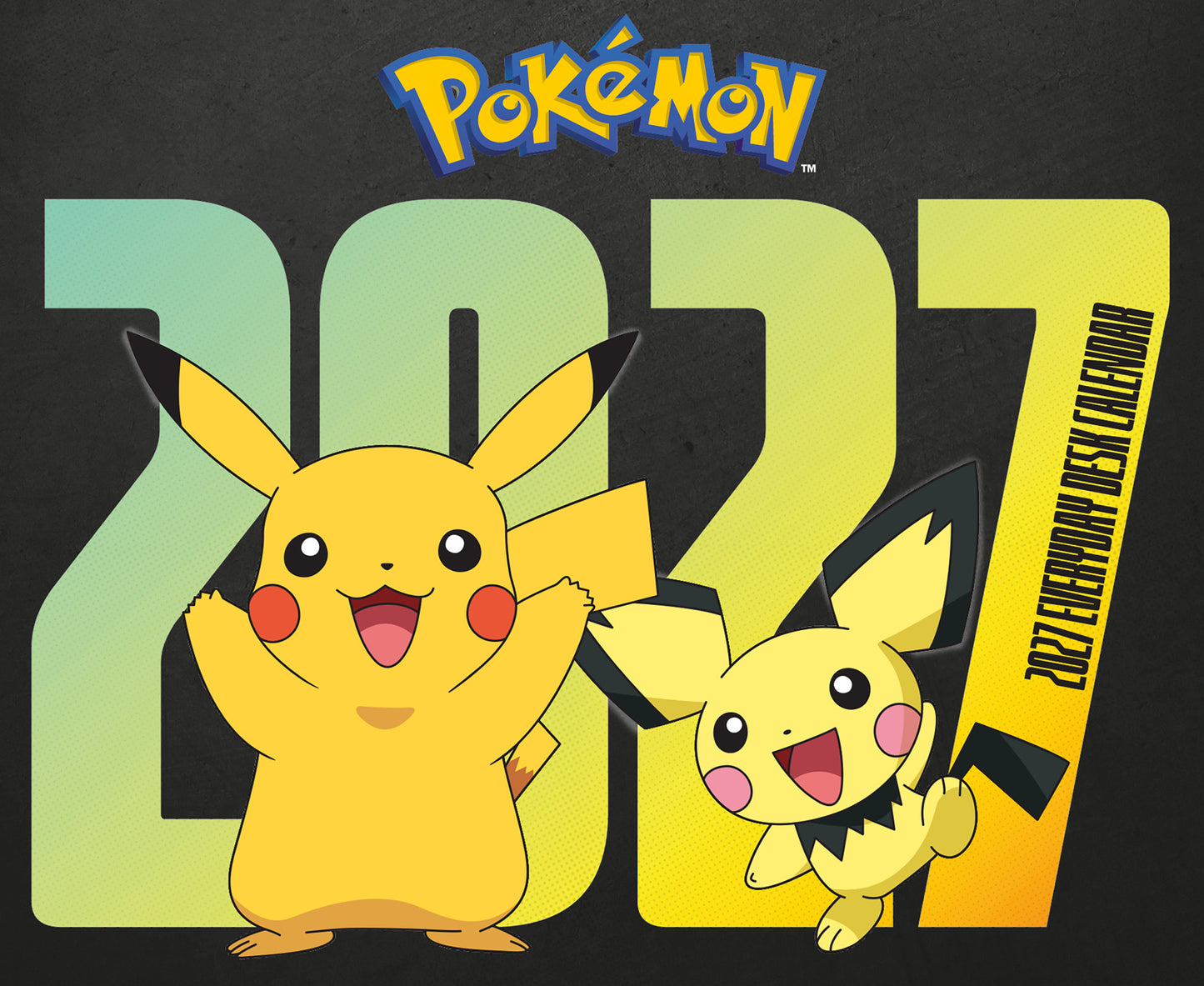 Pokemon 2027 Desk Block Calendar