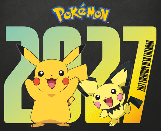 Pokemon 2027 Desk Block Calendar