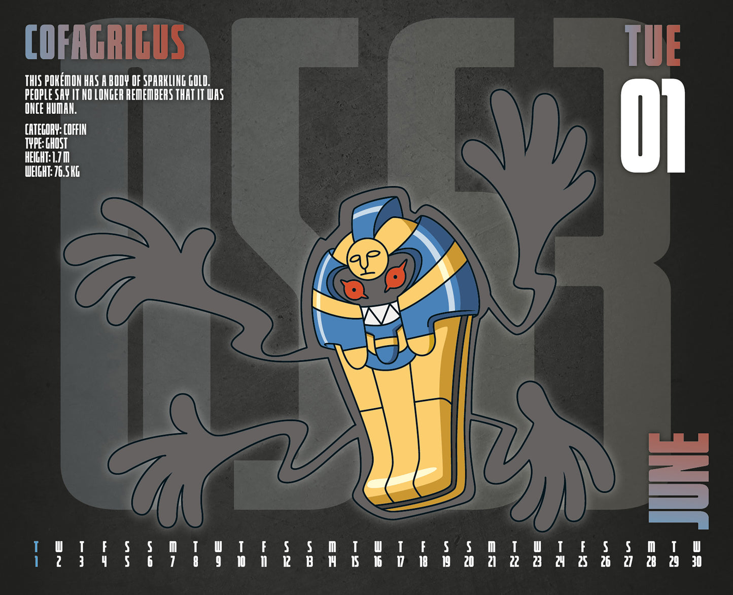 Pokemon 2027 Desk Block Calendar