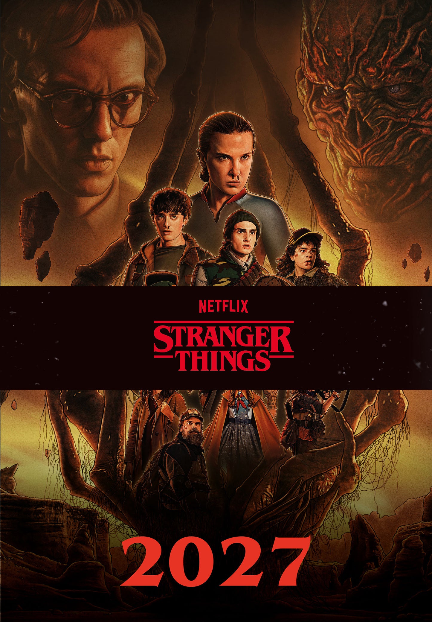 Stranger Things 2027 A5 Diary