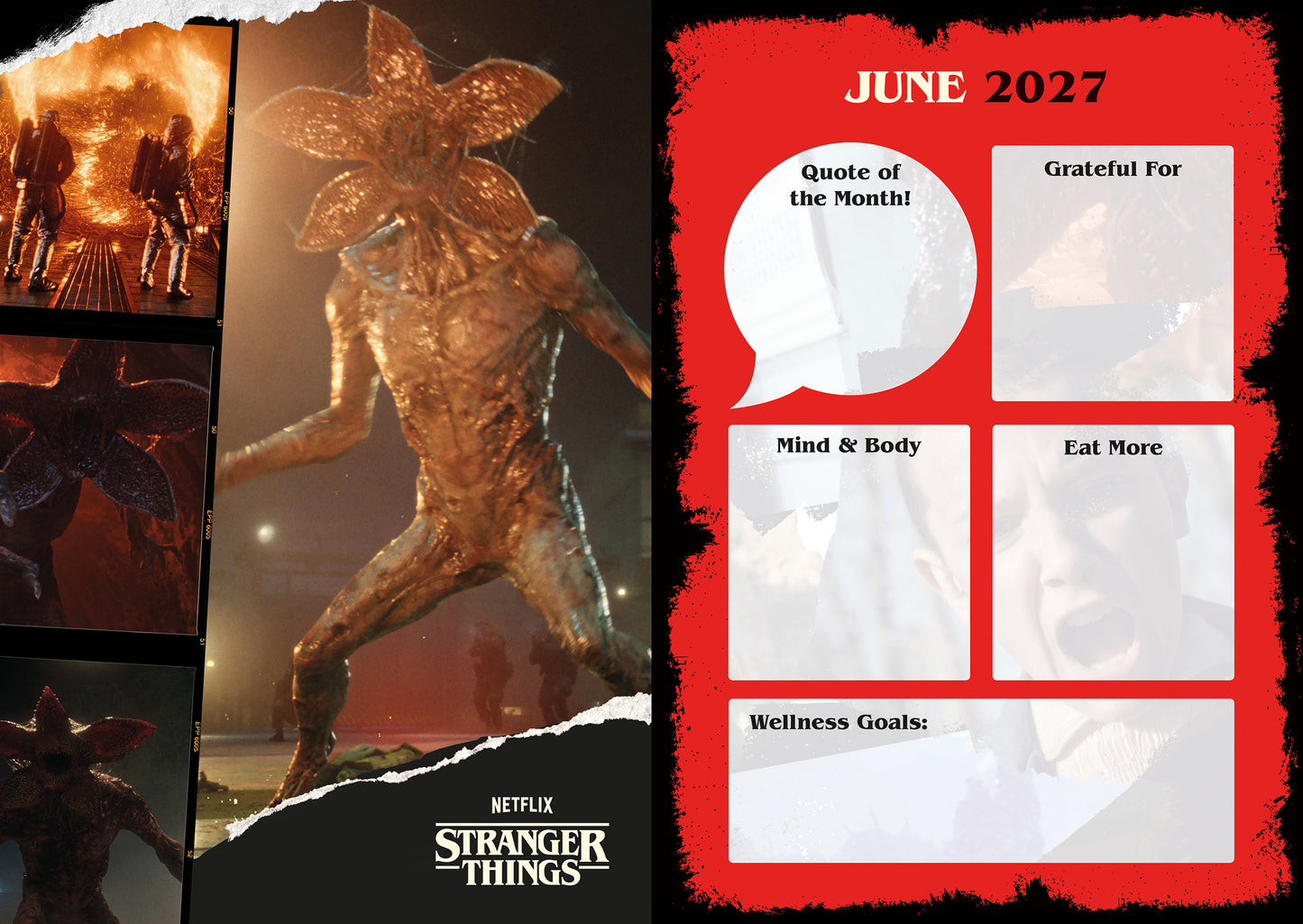 Stranger Things 2027 A5 Diary