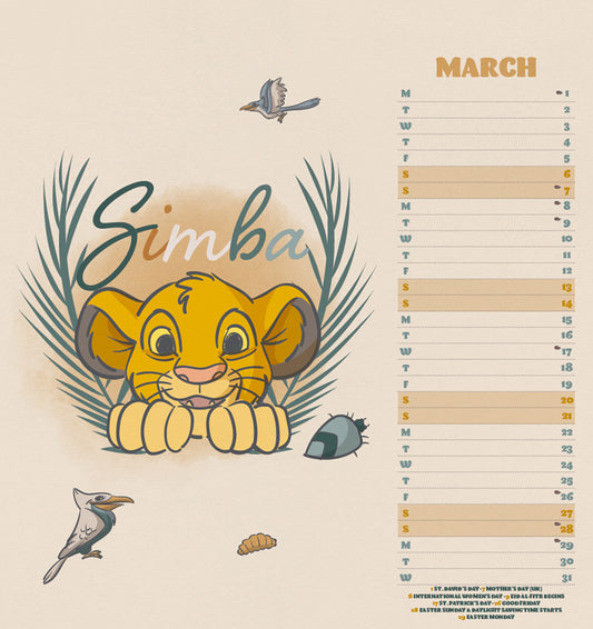 Disney Classics 2027 (Heritage) Desk Easel Calendar
