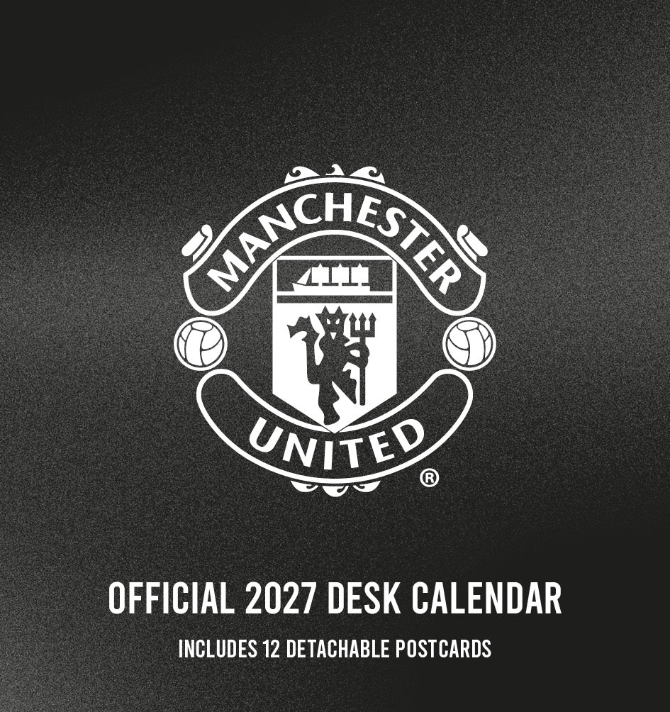 Manchester United FC 2027 Desk Easel Calendar (Post Cards)