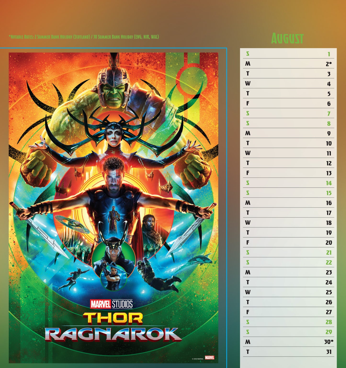 Marvel 2027 Desk Easel Calendar