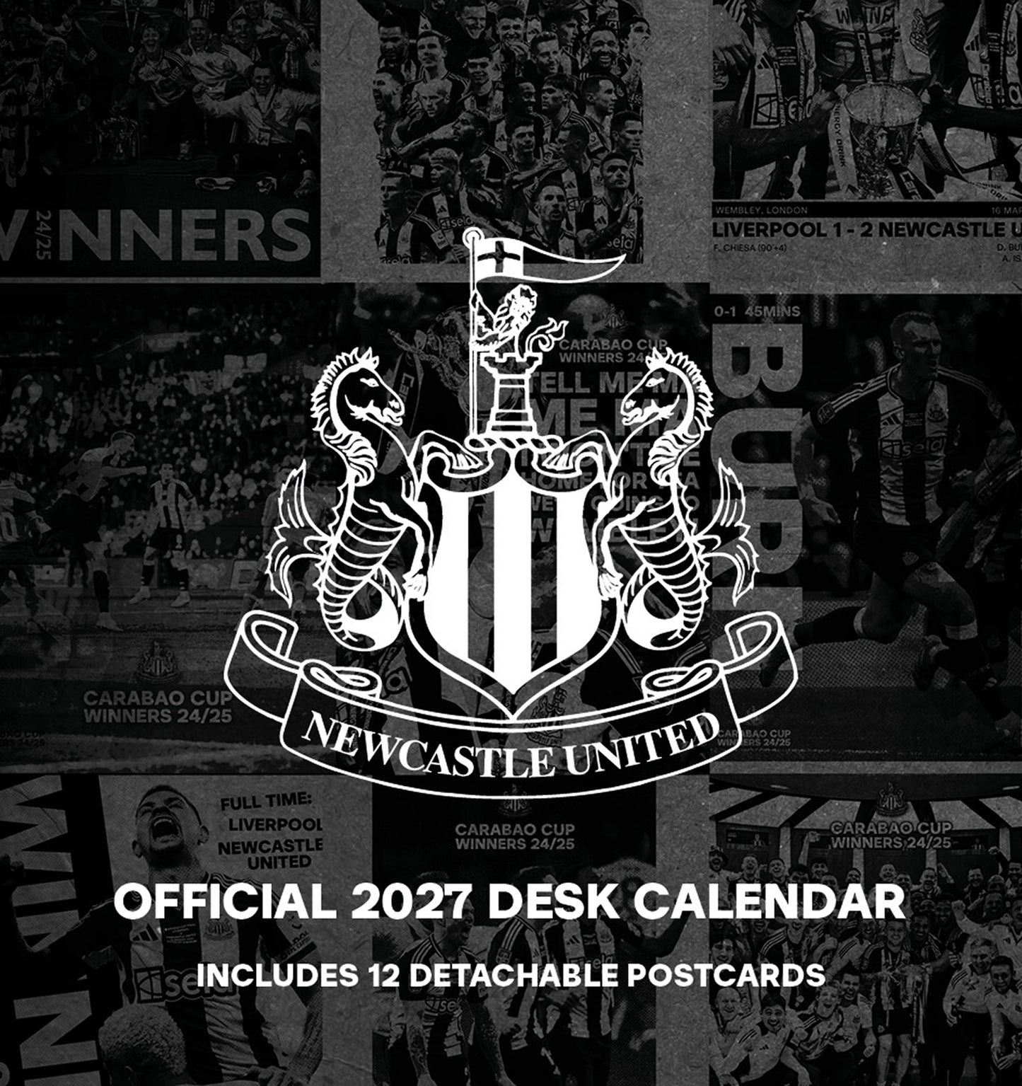 Newcastle United FC 2027 Desk Easel Calendar