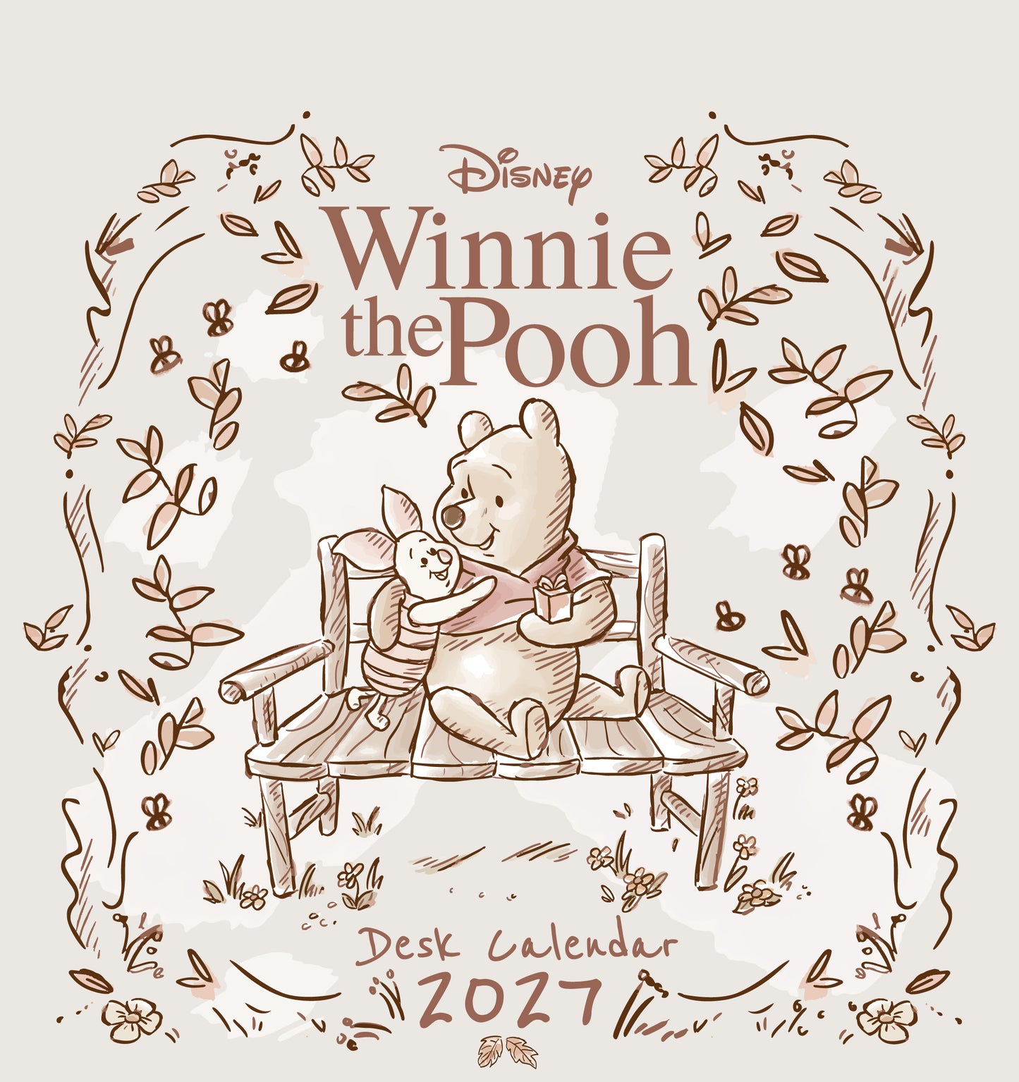 Winnie The Pooh 2027 Desk Easel Calendar
