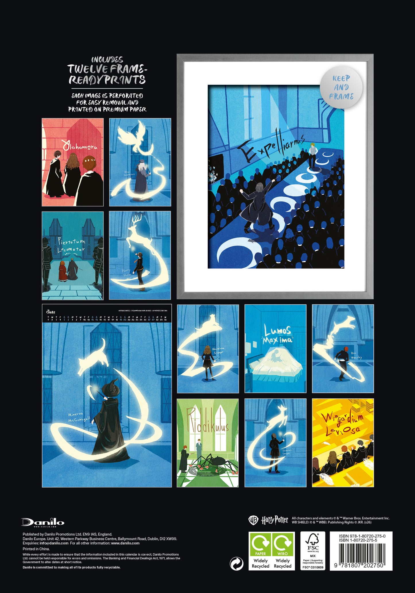 Harry Potter 2027 A3 Deluxe Calendar