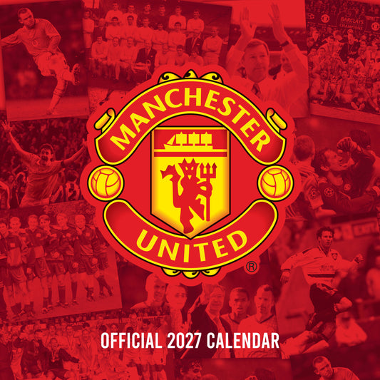 Manchester United FC Legends 2027 Square Calendar