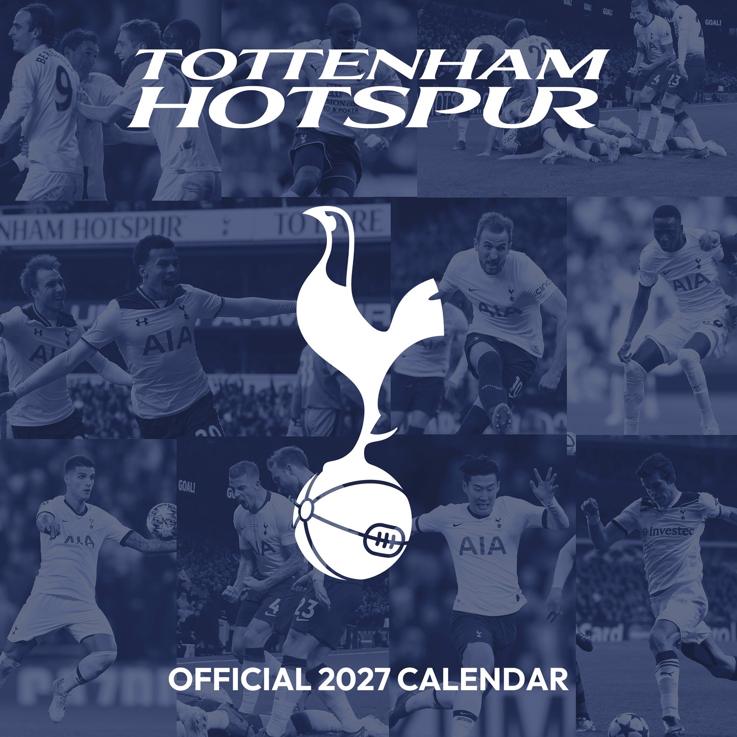 Tottenham Hotspur FC Legends 2027 Square Calendar