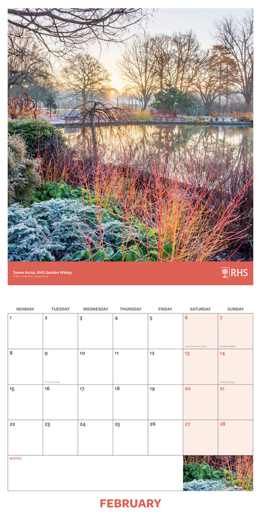 Royal Horticultural Society 2027 Square Calendar