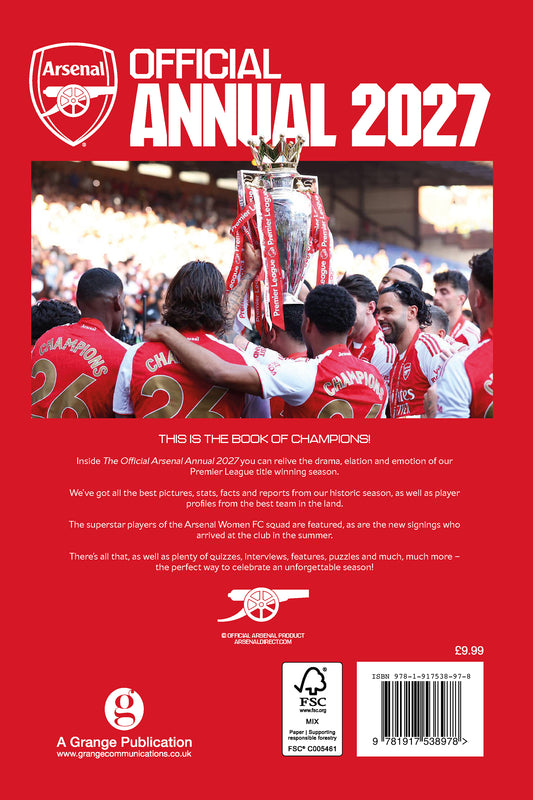 Official Arsenal Annual 2027