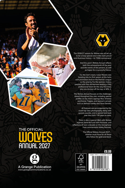 Official Wolverhampton Wanderers Annual 2027