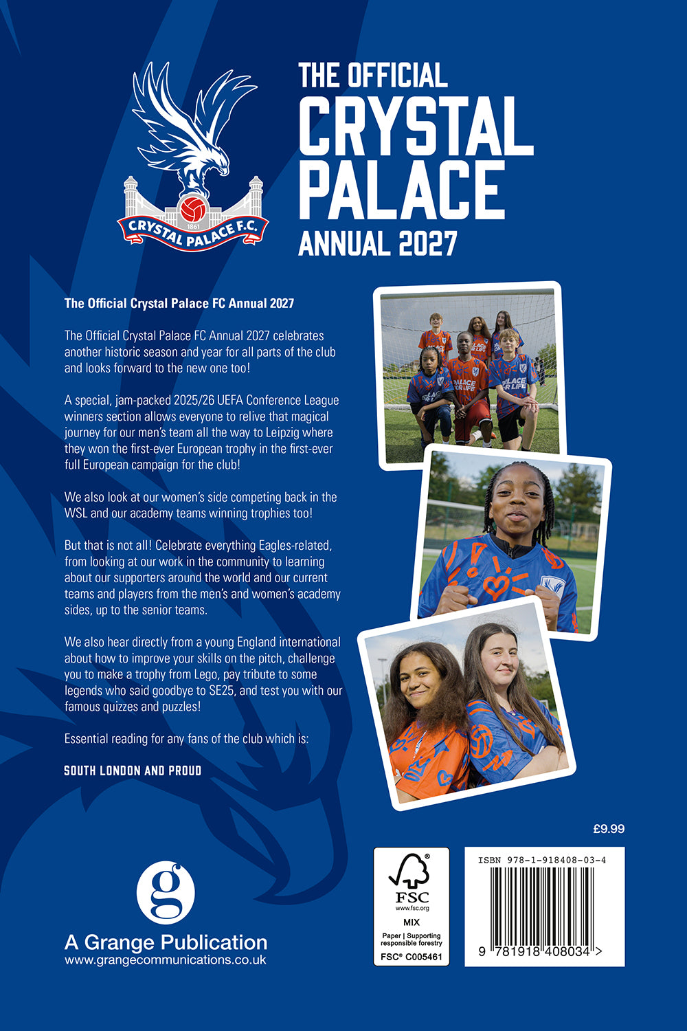 Official Crystal Palace Annual 2027