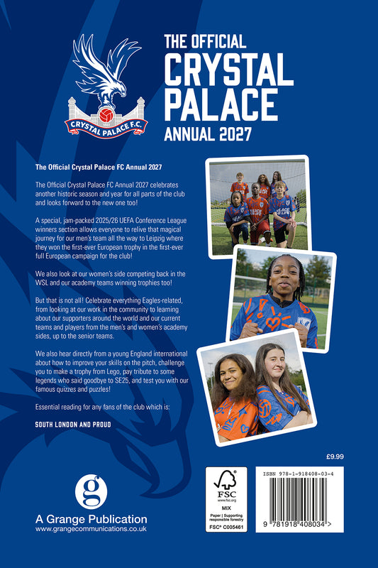 Official Crystal Palace Annual 2027
