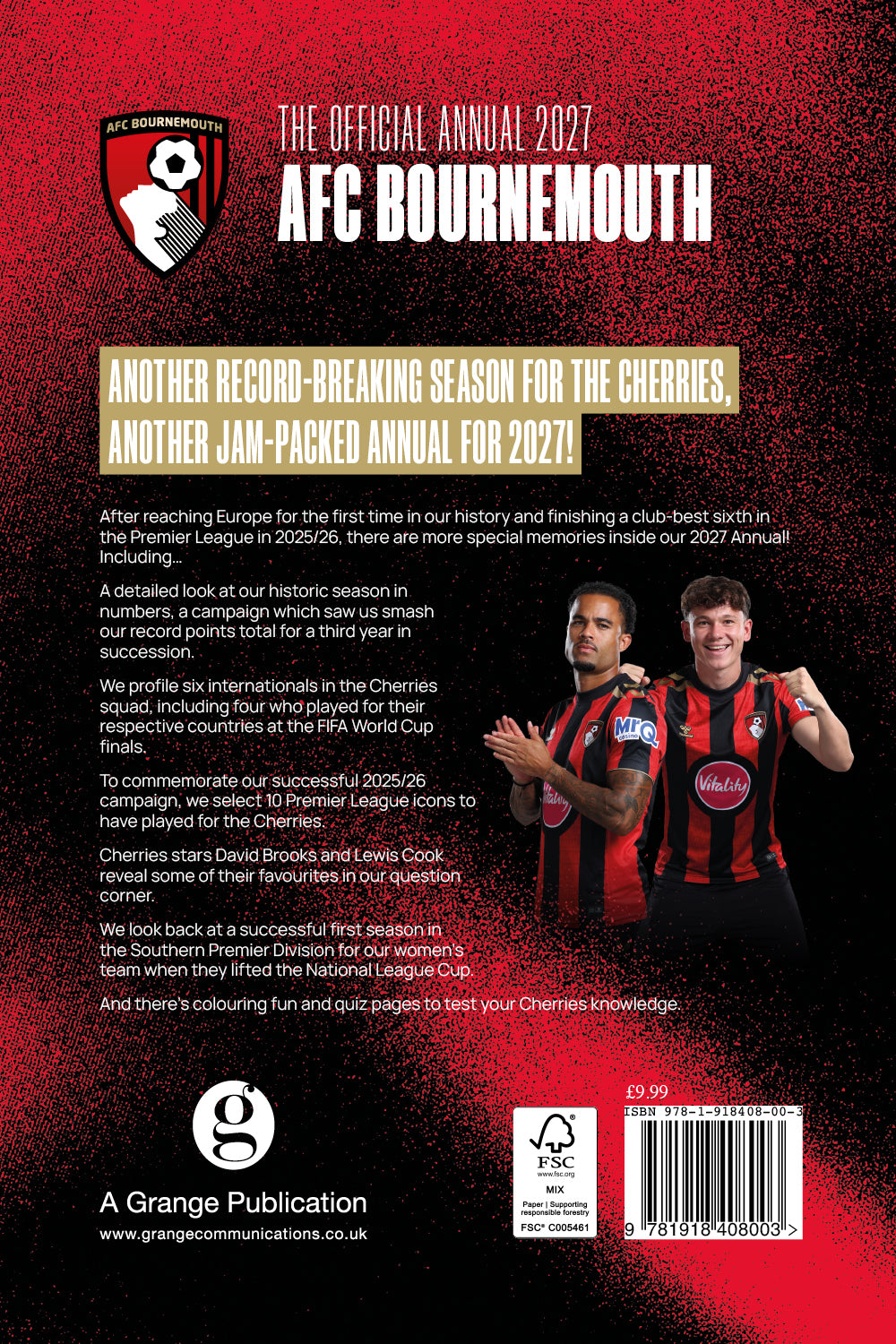 Official Bournemouth AFC Annual 2027