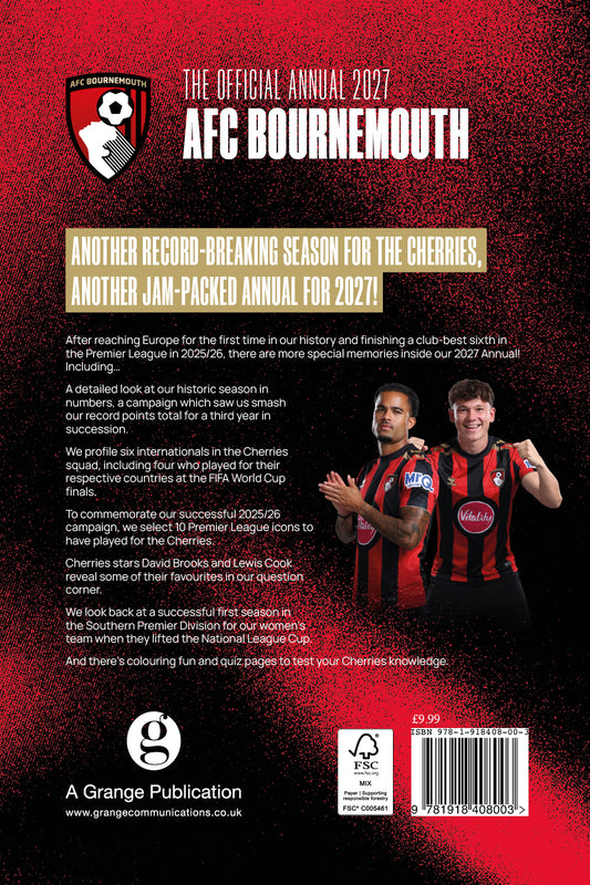 Official Bournemouth AFC Annual 2027