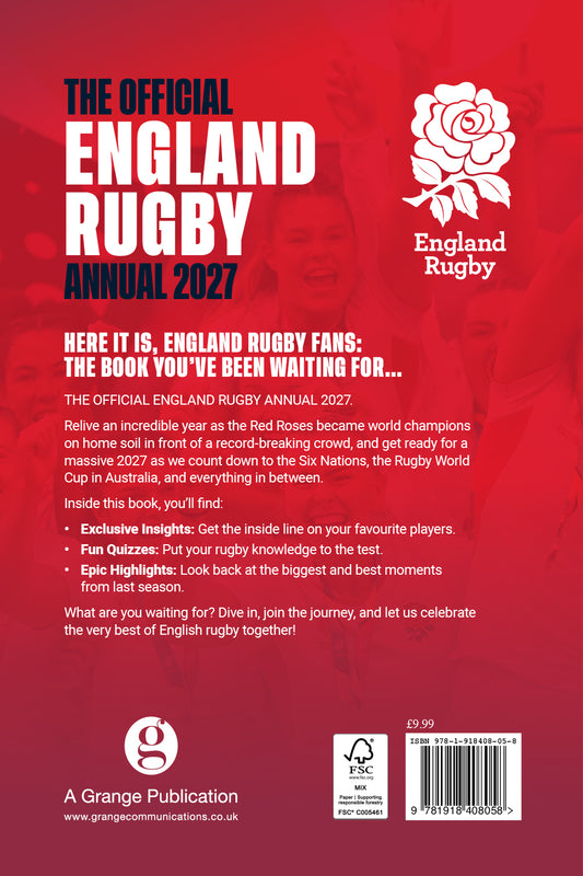Official England Rugby Annual 2027