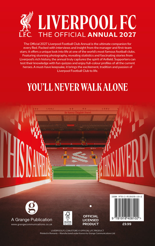Official Liverpool Annual 2027