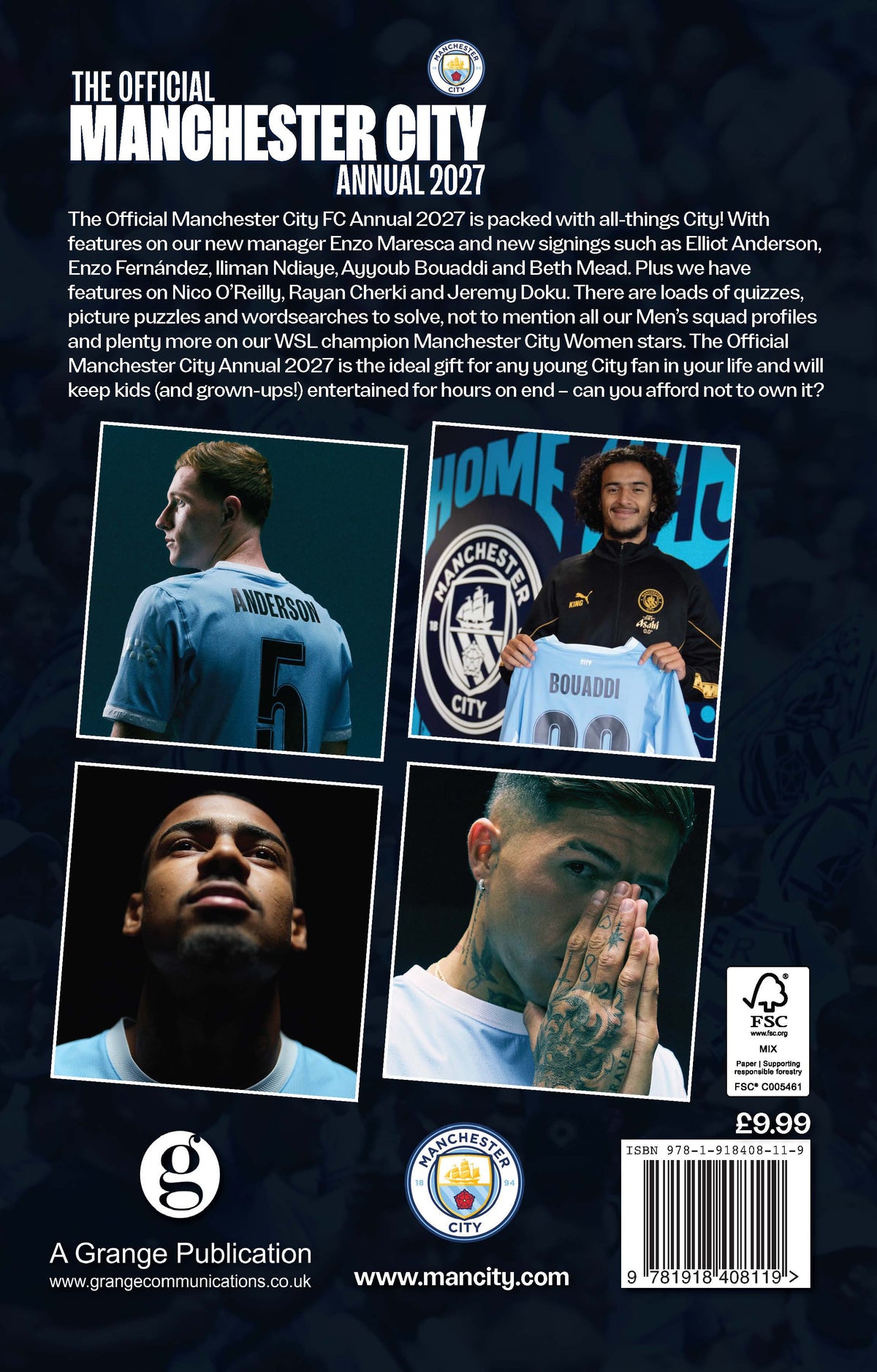 Official Manchester City Annual 2027