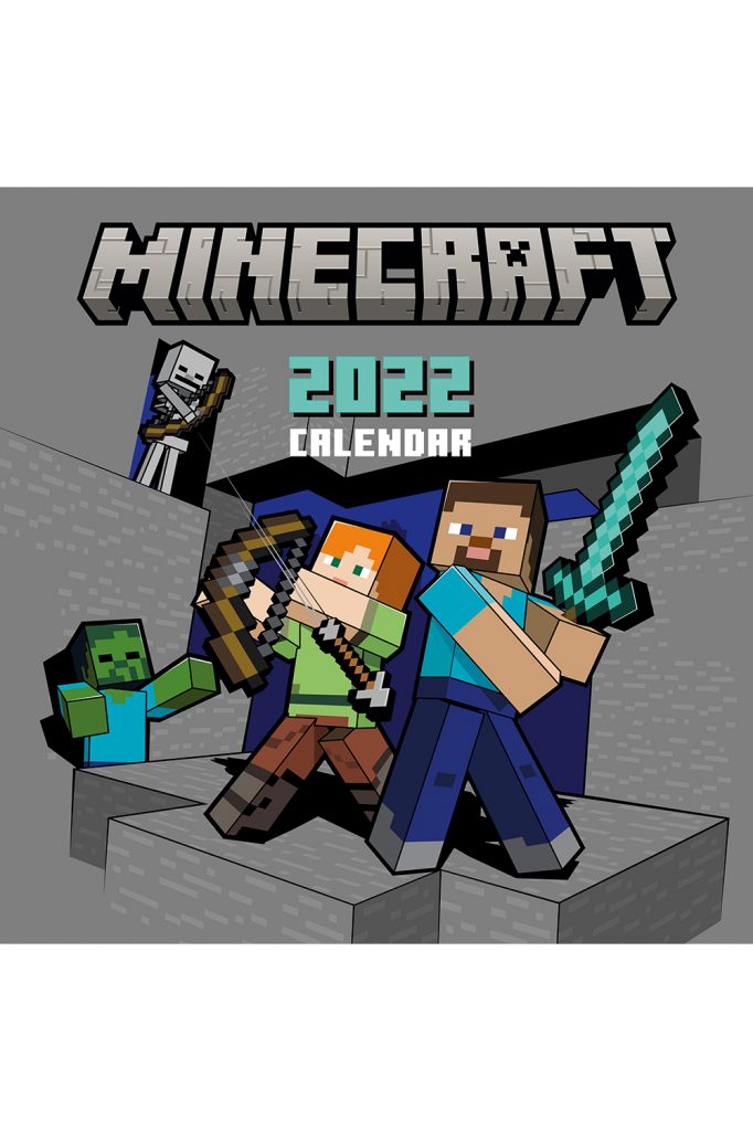 Minecraft 2022 Square Wall Calendar Grange Communications