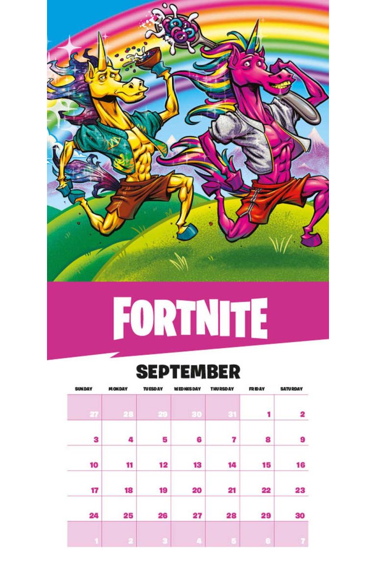 Fortnite 2023 Square Wall Calendar Grange Communications