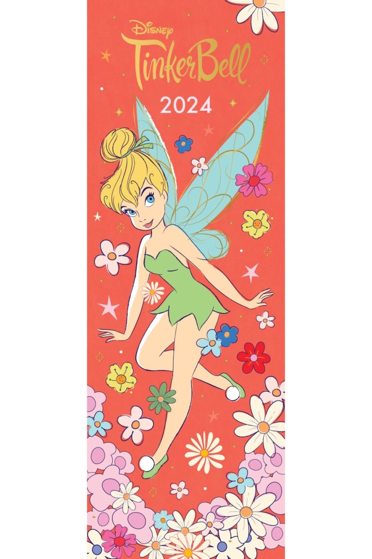 Disney Tinkerbell 2024 Slim Wall Calendar Grange Communications