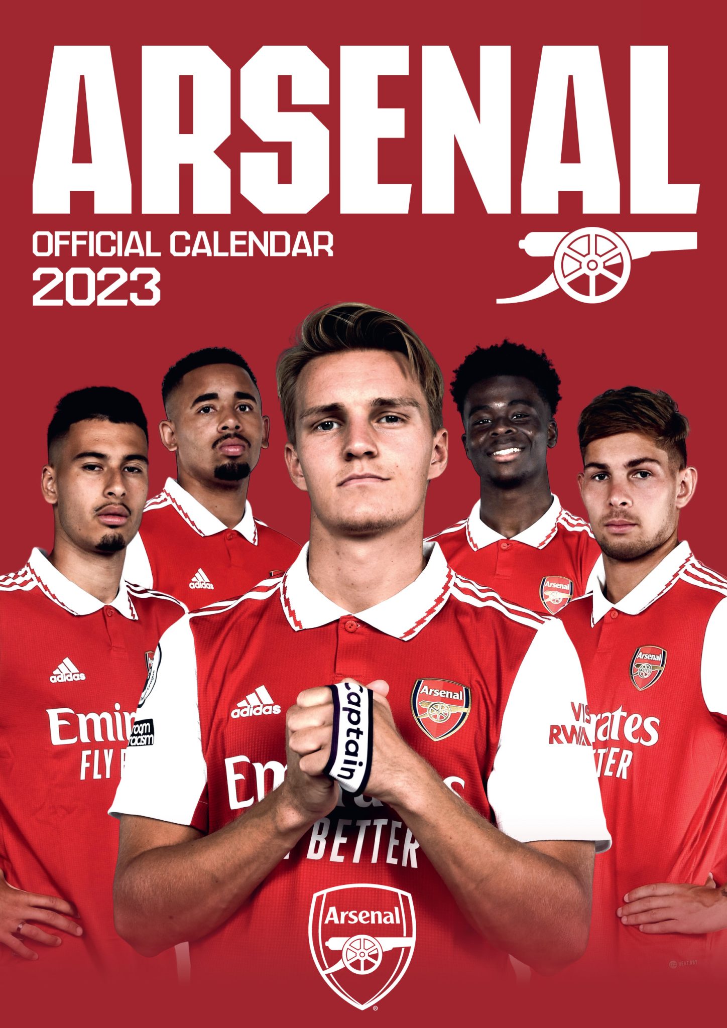 Arsenal Football Club A3 Wall Calendar 2023 Grange Communications